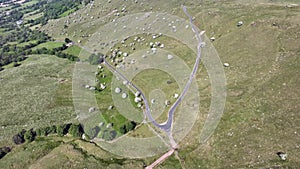 Aerial view of the Devil\'s Elbow