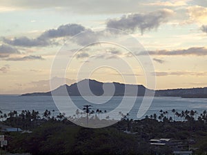 Aerial view of Diamondhead, Portlock, and Hawaii Kai