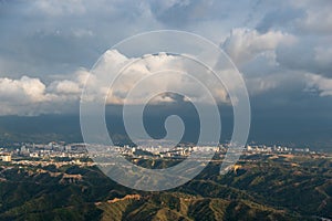 View in the distance of the city of Bucaramanga. Colombia. photo