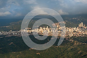 View in the distance of the city of Bucaramanga. Colombia. photo