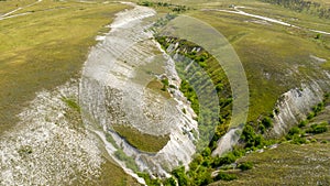 Aerial view of the Divnogorsk canyon
