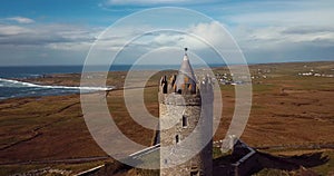 Aerial View of Doonagore in Doolin