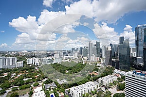 Aerial View of Downton Brickell