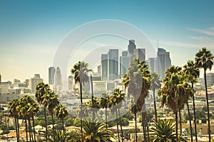 Aerial view of Downtown Los Angeles