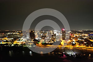 Aerial view of downtown Memphis