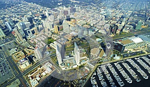 Aerial view of Downtown San Diego