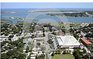 Aerial View of Downtown St. Augustine