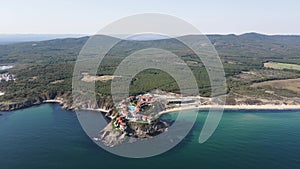 Aerial view of The Driver Beach near resort of Dyuni, Bulgaria