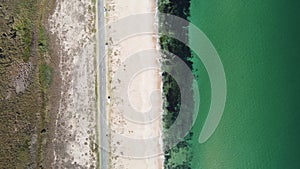 Aerial view of The Driver Beach near resort of Dyuni, Bulgaria