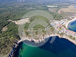 Aerial view of The Driver Beach near resort of Dyuni, Bulgaria