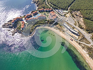 Aerial view of The Driver Beach near resort of Dyuni, Bulgaria