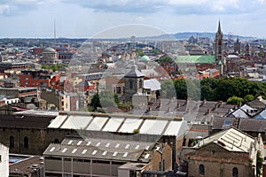 Aerial view of Dublin