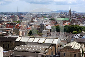 Aerial view of Dublin photo