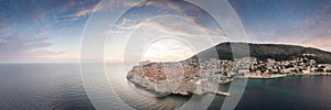 Aerial view of Dubrovnik, Croatia