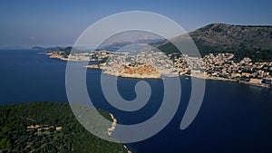 Aerial View of Dubrovnik Old Town at Sunrise, UNESCO Site, Croatia. part8