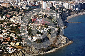 Aerial view of Edificios de Ricardo Bofill photo