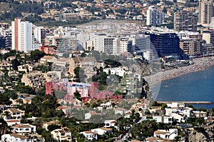 Aerial view of Edificios de Ricardo Bofill