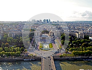 Aerial view from the Eiffel tower photo