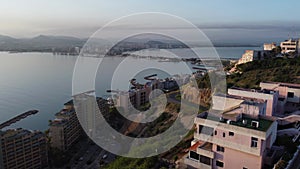 Aerial view of El Morro hill in Lecheria, located in the north of Anzoátegui State, Venezuela