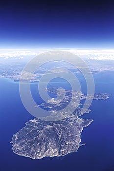 Aerial View of Elba Island - Italy