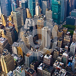 Aerial view from the Empire State