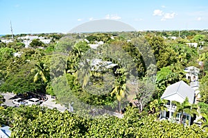 Aerial view of Ernest Hemingway's House in Key West photo