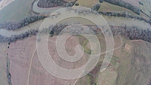 Aerial View of the Etowah river at Etowah Mound Historic site photo