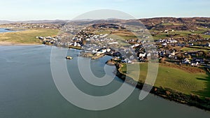 Aerial view of Falcarragh in County Donegal - Ireland
