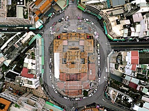 Aerial view of Chaotian Temple, Beigan, Yunlin, Taiwan photo