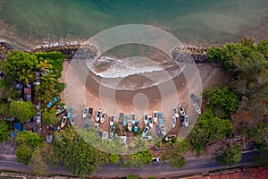 Aerial view of the famous Galle Fort in Sri Lanka