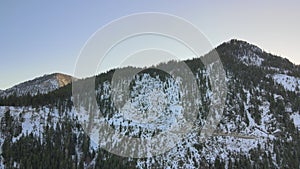 Aerial view of Fannette Island in Lake Taheo