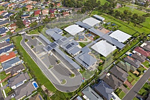 Aerial view of Fernhill School in Glenmore Park