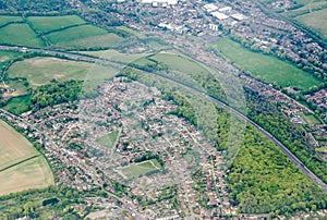 Aerial View of Flackwell Heath, High Wycombe, Buckinghamshire photo