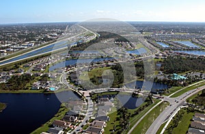 Aerial View Of Florida Highways photo