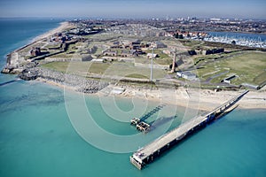Aerial View of Fort Cumberland in Southsea