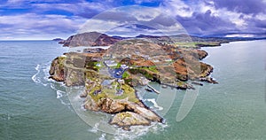 Aerial view of Fort Dunree, Inishowen Peninsula - County Donegal, Ireland