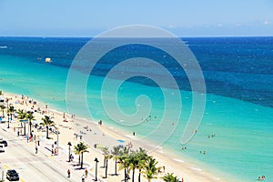 Vista aérea de fortaleza Playa en fortaleza Estados Unidos de América 