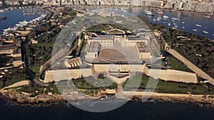 Aerial view of Fort Manoel, Malta
