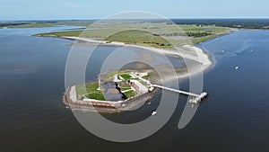 Aerial View of Fort Sumter, Charleston, SC