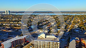 Aerial view of Fort Walton Beach, Florida
