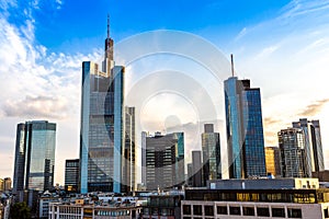 Aerial view of Frankfurt