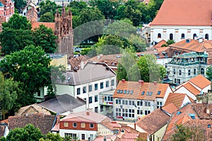 Aerial view from Gediminas tower