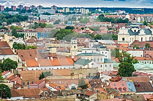 Aerial view from Gediminas tower