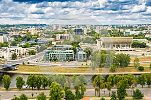 Aerial view from Gediminas tower