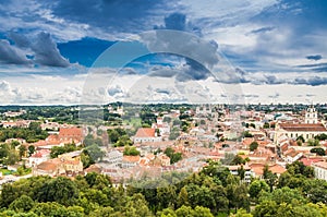 Aerial view from Gediminas tower