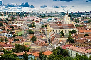 Aerial view from Gediminas tower