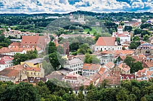 Aerial view from Gediminas tower