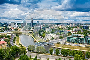 Aerial view from Gediminas tower