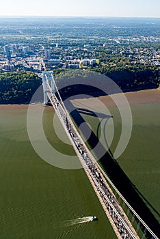 Aerial View of George Washington Bridge, New York/New Jersey