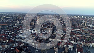 Aerial view Ghent